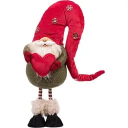 Новогодняя мягкая игрушка Novogod'ko Гном с сердцем 42 см (973729)