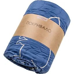 Покрывало стеганое Home Line Кошки 160x210 см синее (192261)