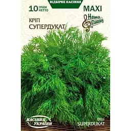 Насіння кропу Насіння України Maxi Супердукат 10 г (689550)