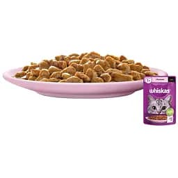 Вологий корм для котів Whiskas з лососем у соусі 2.38 кг (28 шт. х 85 г) - мініатюра 3