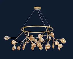 Люстра LED PETALS Levistella 918LP263-36 GD+BK - мініатюра 2