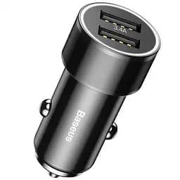 Автомобільний зарядний пристрій Baseus Small Screw 2USB 3.4A CAXLD-C01 Black