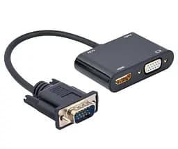 Переходник Cablexpert VGA на HDMI/VGA A-VGA-HDMI-02 (A-VGA-HDMI-02)
