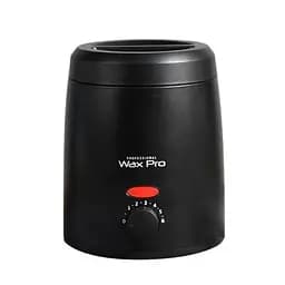 Воскоплав банковий для депіляції нагрівач для гарячого воску з терморегулятором Wax Pro-200 200мл Чорний