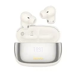 Бездротові навушники HOCO EQ20 Rhyme true wireless ANC+ENC noise reduction BT headset Milky White