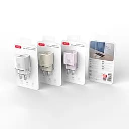 Мережевий зарядний пристрій XO L147(EU) PD20W 1USB-A+1USB-Charger Білий - мініатюра 4