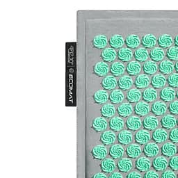 Килимок акупунктурний 4FIZJO Eco Mat Аплікатор Кузнєцова з подушкою 68 x 42 см Grey/Mint 4FJ0230 (P-5907739312181) - мініатюра 4