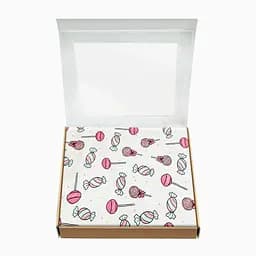 Пелюшки фланелеві Cosas Lollipops 80х100 см, рожеві - мініатюра 2