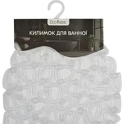 Килимок для ванної Eco Fabric Бублики 68х34 см прозоро-білий (6834-005) - мініатюра 5