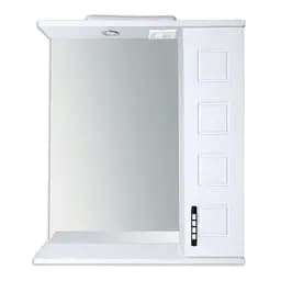 Дзеркало з шафкою ПіК Корфу праве Z-1 65 см Білий 30412