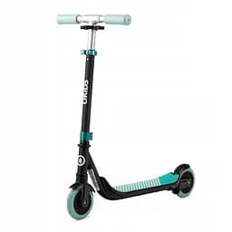 Самокат Qkids Bro, чорний з зеленим (HUBA00031)