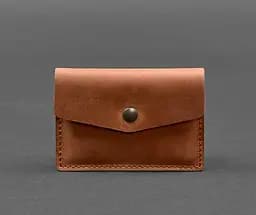 Кожаный кард-кейс 9.0 светло-коричневый Crazy Horse