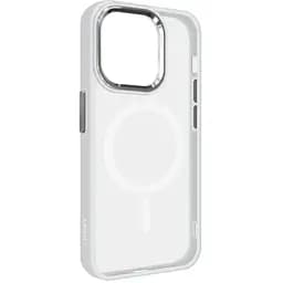 Чехол для мобильного телефона Armorstandart Unit MagSafe Apple iPhone 15 Pro Matte Clear Silver (ARM69349)