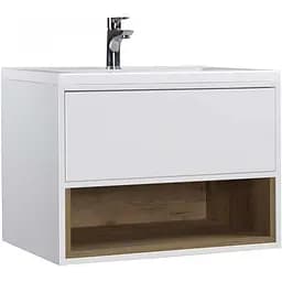 Тумба Мойдодир Bravo 70-A з умивальником Cosmopolitan 70 Білий