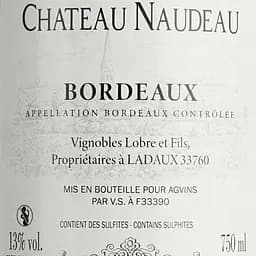 Вино Robert Giraud Chateau Naudeau AOP Bordeaux, червоне, сухе, 0,75 л (917809) - мініатюра 6