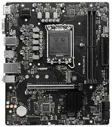 Материнcька плата PRO H610M-E s1700 H610 2xDDR5 HDMI D-Sub mATX MSI teh0019027 - мініатюра 2
