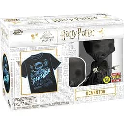 Набор Funko Pop Tee Set Гарри Поттер Дементор Harry Potter Dementor Glow in the Dark 10 см FPT HP D S 10