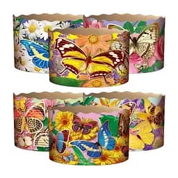 Форми для випічки паски Метелик 13х8.5 см 50 шт.