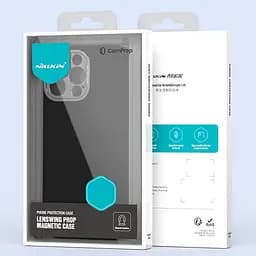 Чохол Silicone Nillkin LensWing Prop Magnetic для Apple iPhone 16 Pro Max (6.9) Чорний / Black - мініатюра 7