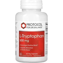 L-триптофан Protocol for Life Balance 500 мг 60 капсул
