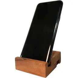 Дерев'яна підставка для телефону, смартфона Iphone Двостороння підставка для телефону з натурального дерева