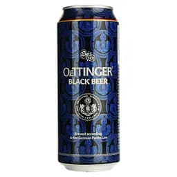 Уцінка. Пиво Oettinger Black Beer темне 4.9% 0.5 л з/б (910703) 