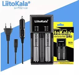 Зарядний пристрій LiitoKala Lii-PL2 для АКБ (Li-ion LiFe+NiMH) 220В/12В (на 2 слоти) - мініатюра 6