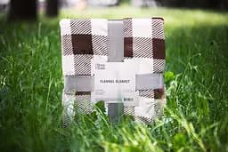 Плед Ardesto Flannel 160х200 см клітинка бежевий (ART0103PB) - мініатюра 7
