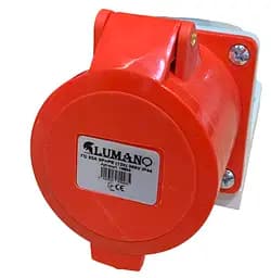 Гніздо стаціонарне Lumano ГС 32A 3P+PE (124) 380V IP44 (18869)