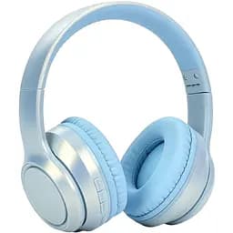 Наушники HZ-BT613, TF (microSD), встроенный микрофон, кнопочное управление, емкость 400 мАч, голубой