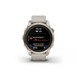 Смарт-годинник Garmin Fenix 7S Sapphire Solar Soft Gold w. Light Sand Band (010-02776-14/15) - мініатюра 2