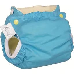 Подгузник трикотажный Эко Пупс Active Premium 2 (3-6 кг), с вкладышем Abso Maxi, бирюзовый, 1 шт.