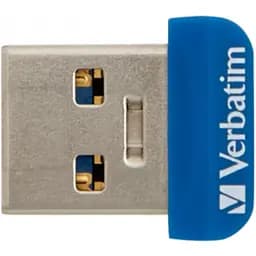 Флеш-накопичувач Verbatim USB флеш накопичувач 32GB Store 'n' Stay NANO Blue USB 3.0 (98710)