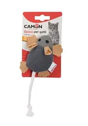 Игрушка для кошек с кошачьей мятой - джинсовая мышка Camon 7.5см