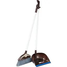 Метла с совком Irak Plastik Dodo темно-коричневая (00-00004852)