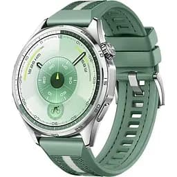 Смарт-годинник Smart Watch Huawei GT 6 46mm (55020FTV) Green (Woven Strap) UA