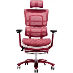 Офісне крісло GT Racer X-815L, червоно-біле (X-815L White/Red (W-52)) - мініатюра 3