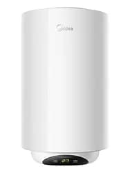 Водонагреватель Midea 50 л, 1500 Вт, мокрый ТЭН, вертикальный, цилиндрический, белый (D50-15EW1(W))