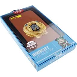 Чохол-накладка PUZOO TPU+TPU with stitchwork craft Ballon Dog iPhone 7 Plus/8 Plus Brown - мініатюра 2