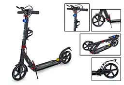 Самокат Scale Sports 46х13х88-103 см Чорний 000231456 - мініатюра 2