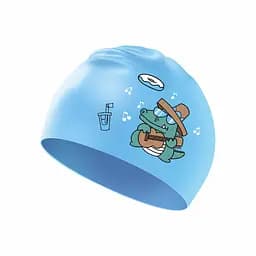 Дитяча Шапочка для плавання 8-12 років Renvo Levico JR Блакитний OSFM (1SC500-06)