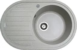 Кухонная мойка Adamant ELLIPSIS terra 765x495x200 мм, с крылом 76,5 см