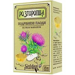 Расторопши плоды измельченные Golden Pharm 100 г