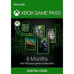 Електронний код (Підписка) Xbox Game Pass - 6 місяців Xbox One/Series для всіх регіонів та країн