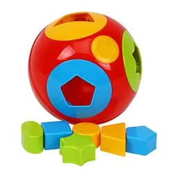 Развивающая игрушка куб "Умный малыш" Шар №1 ТехноК 2247TXK 6 фигурок