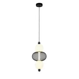 Світильник підвісний LED Levistella 7812032 BK, 4W, 3000K, чорний метал, для вітальні - мініатюра 2