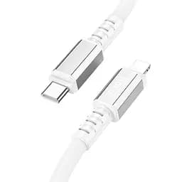 Кабель Hoco Type-C to Lightning Strength PD charging data cable X85, 1 метр белый