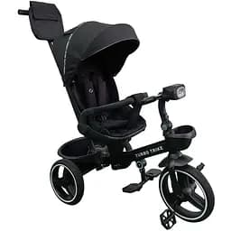 Дитячий триколісний велосипед MT 1002-1 Turbo Trike Elegant Black від 1.5 до 3 років поворотне сидіння