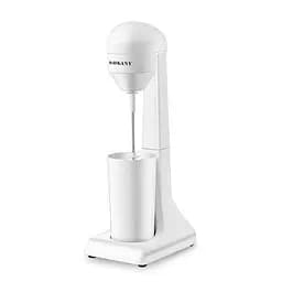 Міксер для молочних коктейлів Sokany SK-1736 450 мл 100 Вт однопостовий з неіржавкої сталі мілкшейкер барний для шейків Білий