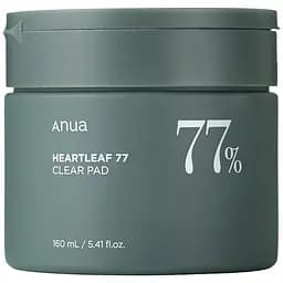 Заспокійливі тонізуючі пади Anua Heartleaf 77% Toner Pad 70 шт.